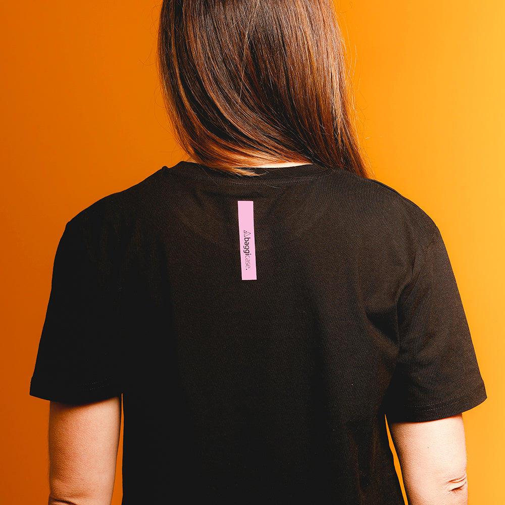 Women's black t-shirt